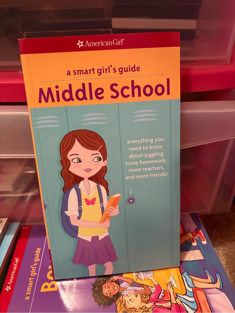 American Girl Middle School Guide - Teal, Yellow, Purple, Red